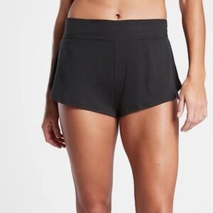 NWT Athleta Well Rested RIB Sleep Short in black